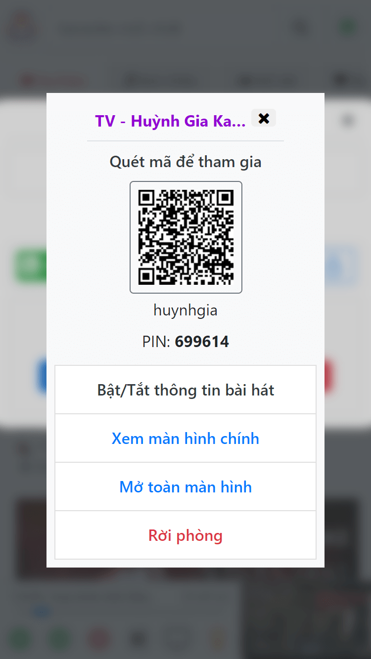 Fast connect using QR Code from remote